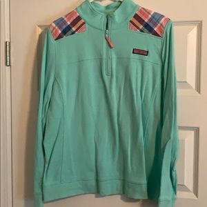 Teal with Plaid Vineyard Vines Shep Shirt